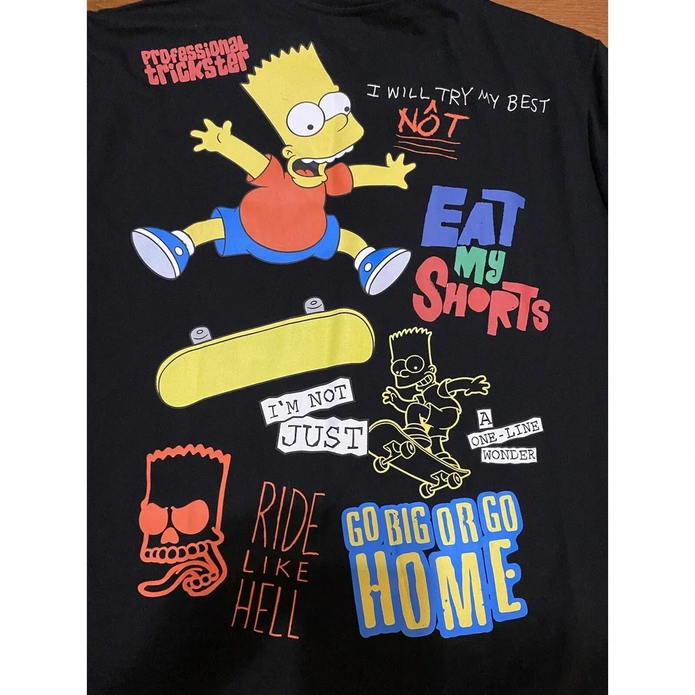 The Simpsons BART Simpson Eat My Shorts Bad Boy Don't Have A Cow New! NWT‎ XL